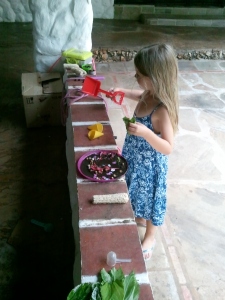 One of my daughters LOVE playing with bugs. She made homes for them and fed them :)